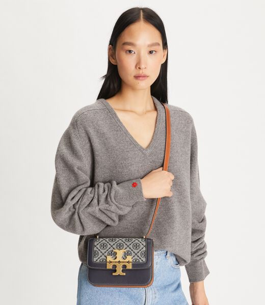 tory burch small t monogram eleanor shoulder bag