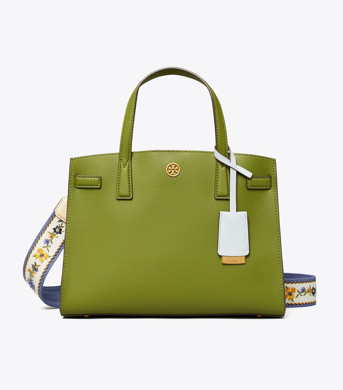 tory burch walker webbing strap small satchel