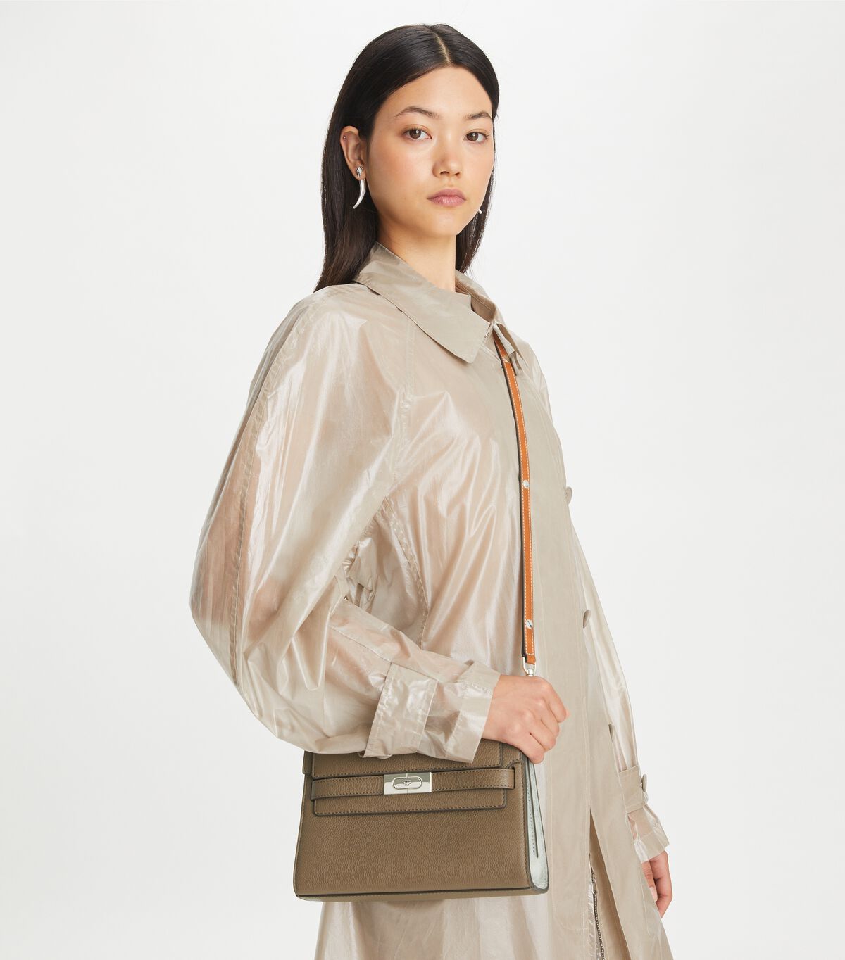 tory burch lee radziwill pebbled shoulder bag