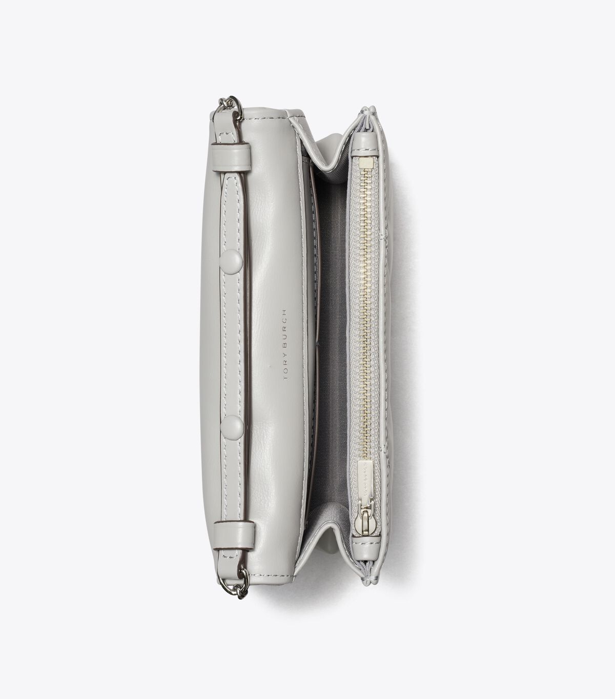 tory burch حقيبة كروس بودي ميني كيرا دايموند كوالت تشارم بمقبض علوي