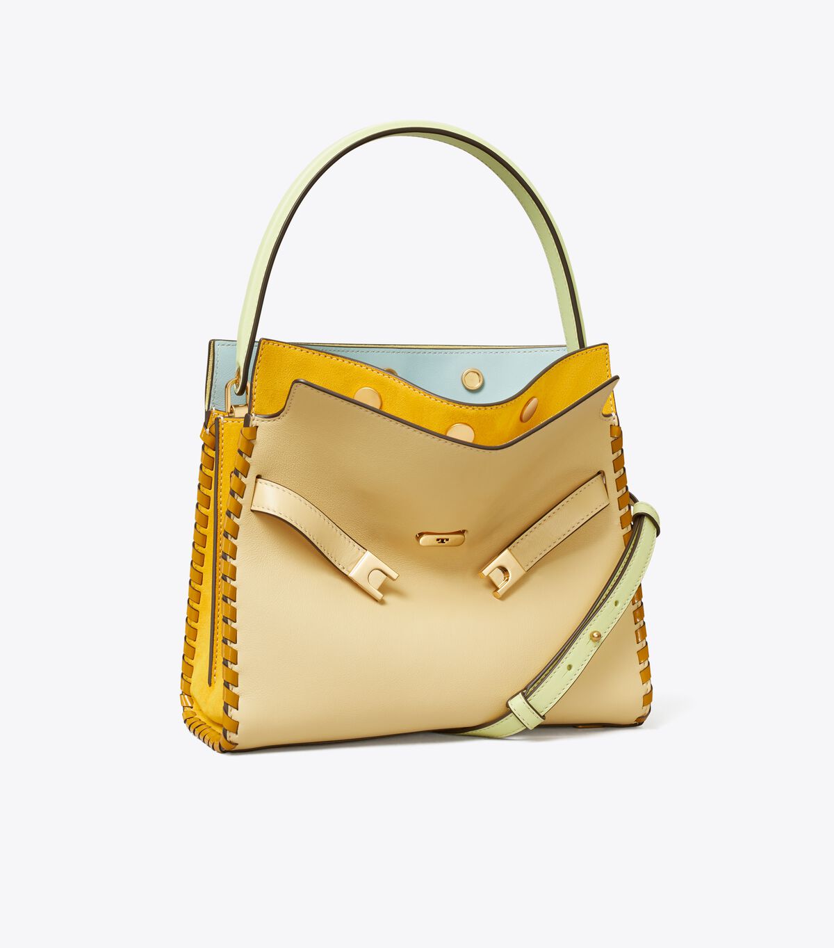 Small Lee Radziwill Whipstitch Double Bag