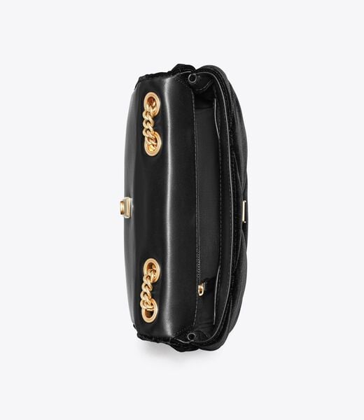 tory burch حقيبة كتف كيرا دايموند كوالت فيلفيت بافيه صغيرة