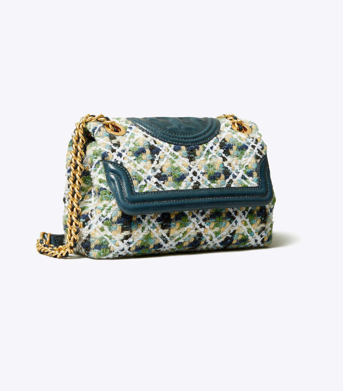 Fleming Soft Tweed Small Convertible Shoulder Bag