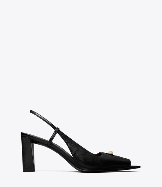 tory burch pierced peep toe slingback