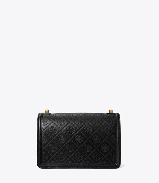 tory burch t monogram leather shoulder bag