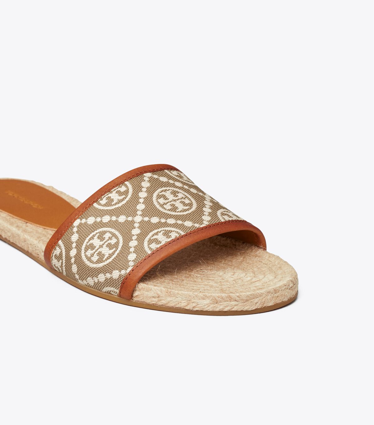 tory burch t monogram espadrille slide