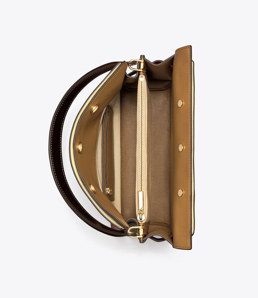 tory burch small lee radziwill textured double bag