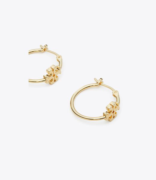tory burch small eleanor hoop earring