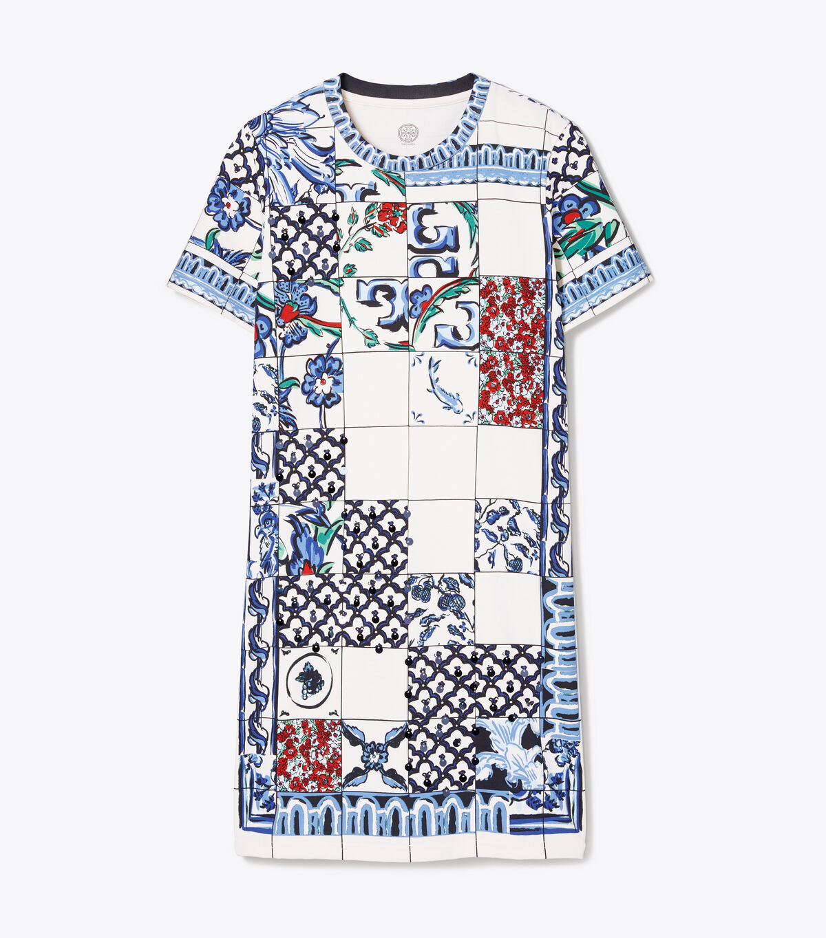 SEQUIN EMBELLISHED T-SHIRT DRESS