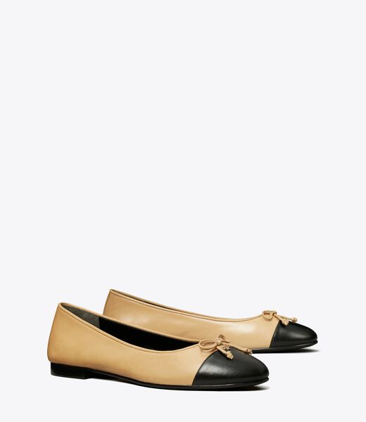 tory burch cap toe ballet