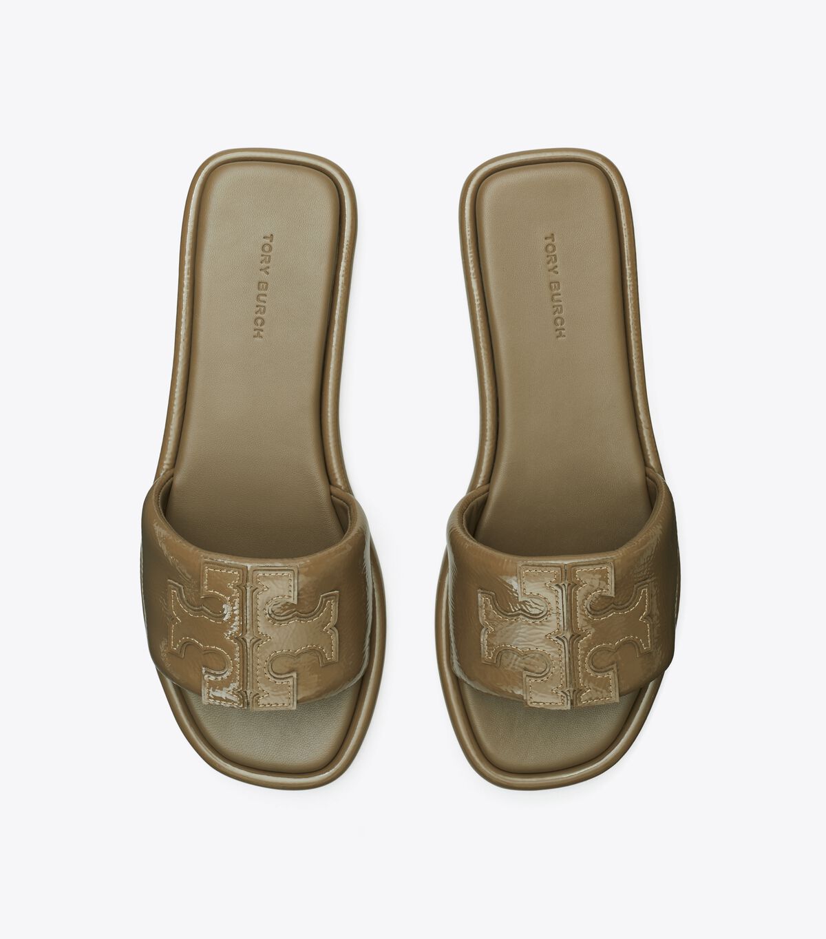tory burch double t sport slide