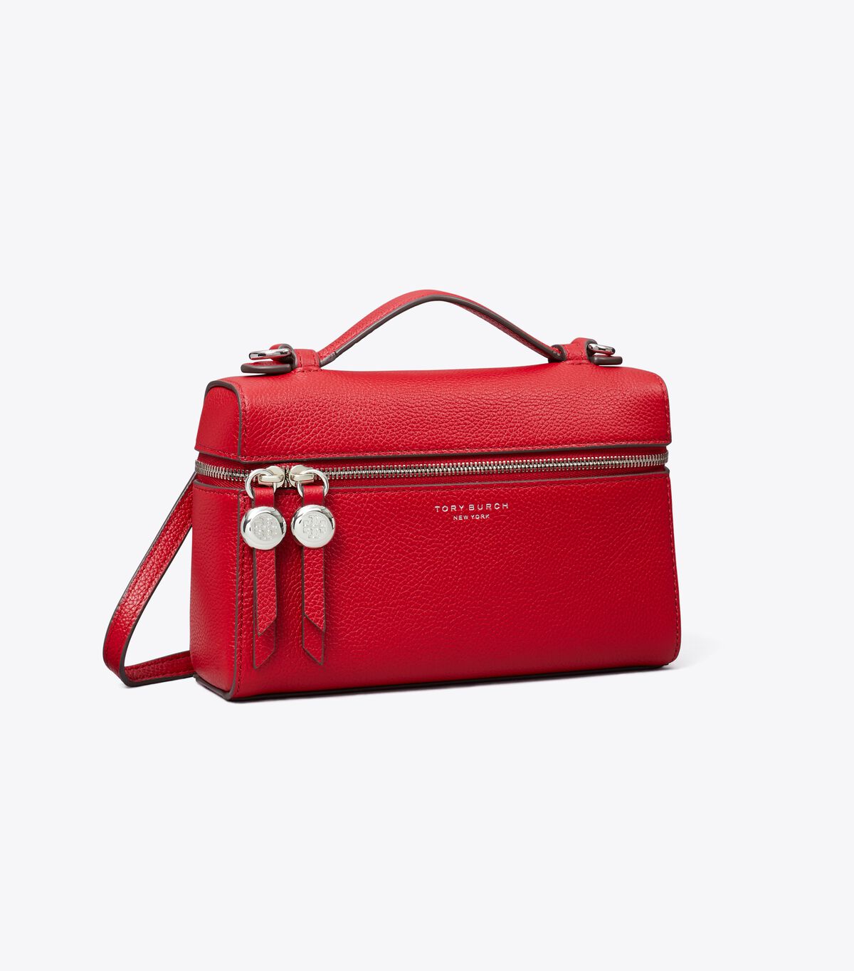 tory burch romy slim top handle bag