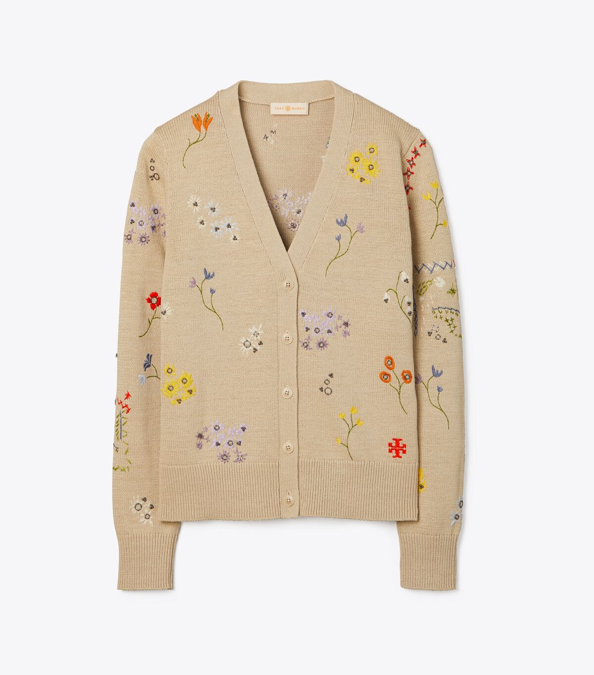 Floral Embroidered Cardigan