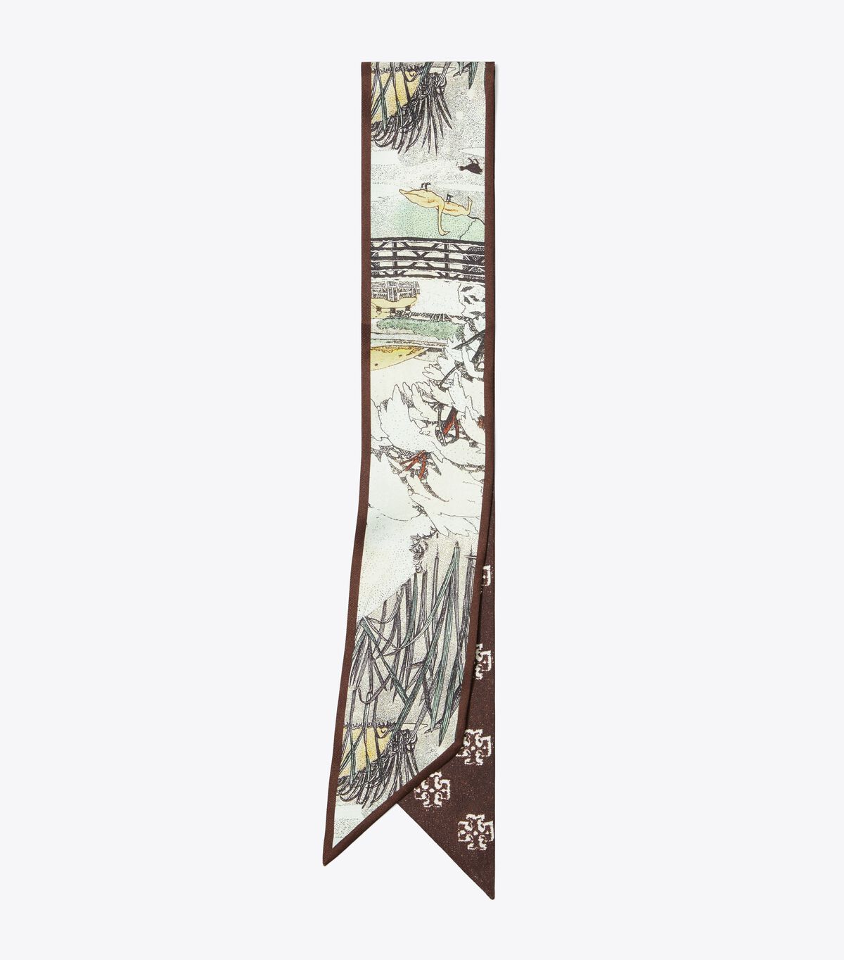 Forest Ribbon Tie tory burch forest ribbon tie