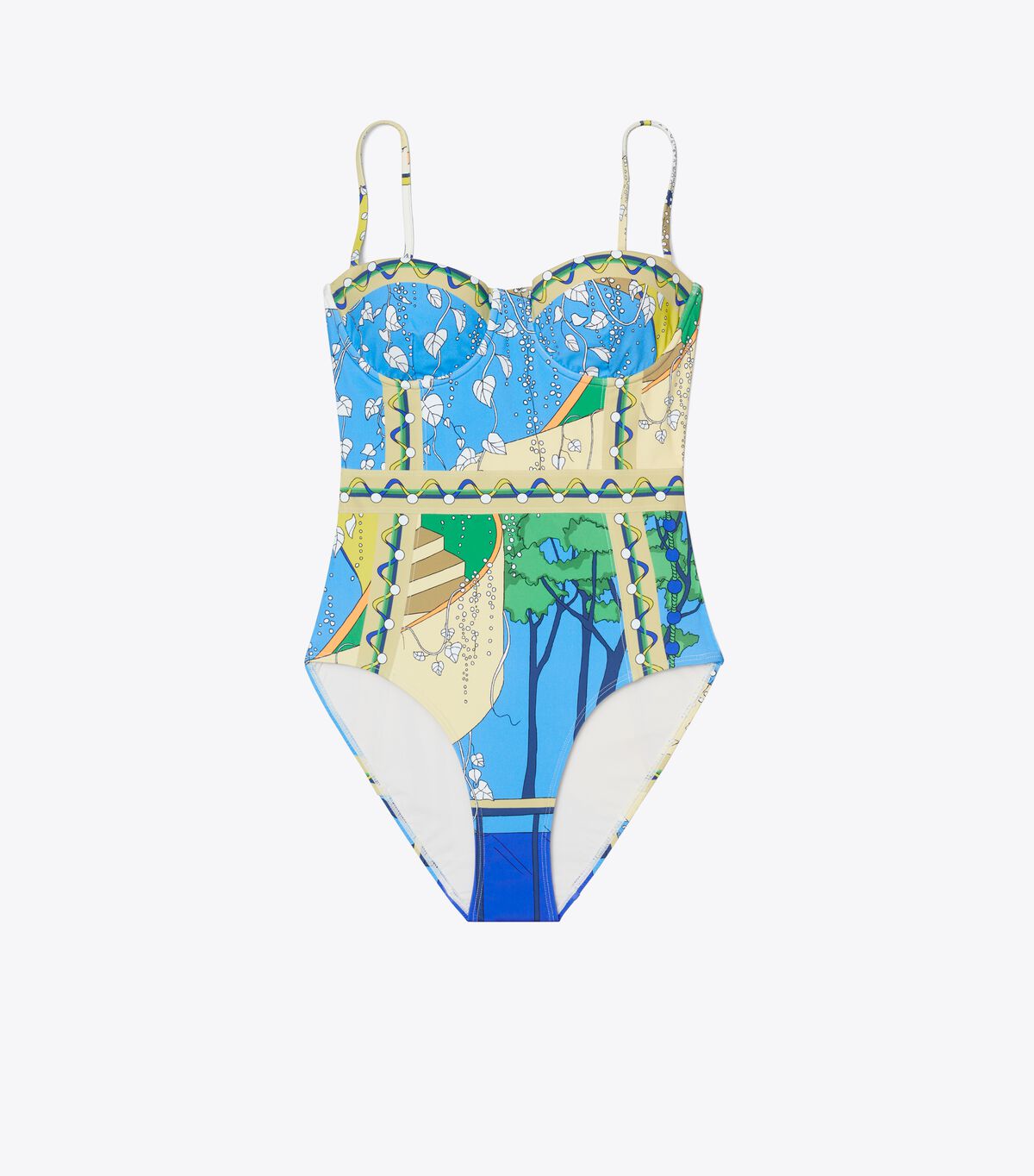 tory burch printed swimsuit