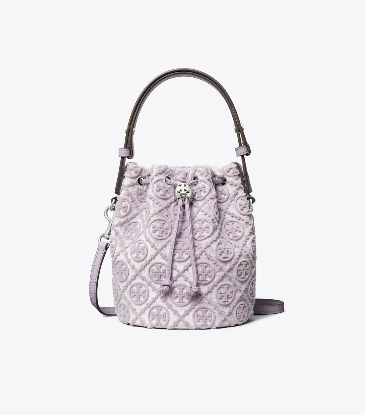 tory burch t monogram fil coupe mini bucket bag