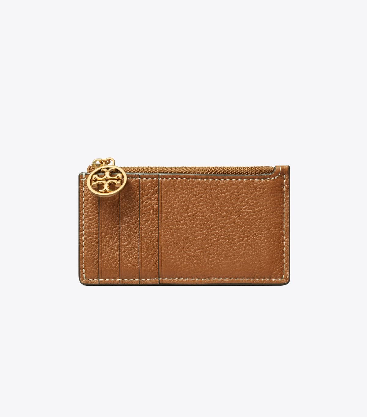 tory burch miller top zip card case
