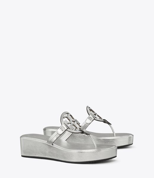 tory burch miller metallic wedge sandal
