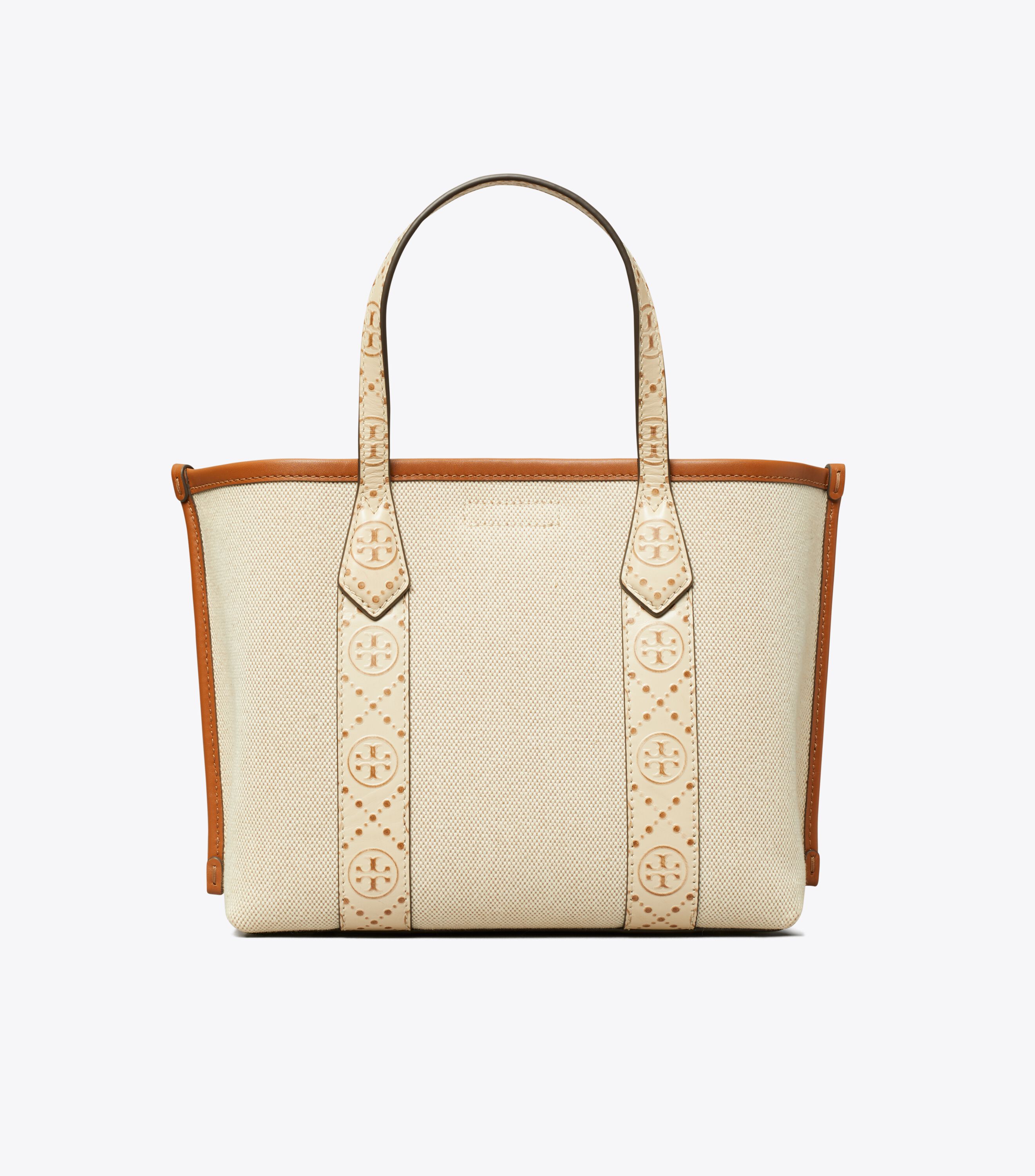 Tory Burch Small Perry Canvas Triple Compartment Tote Tory Burch KW