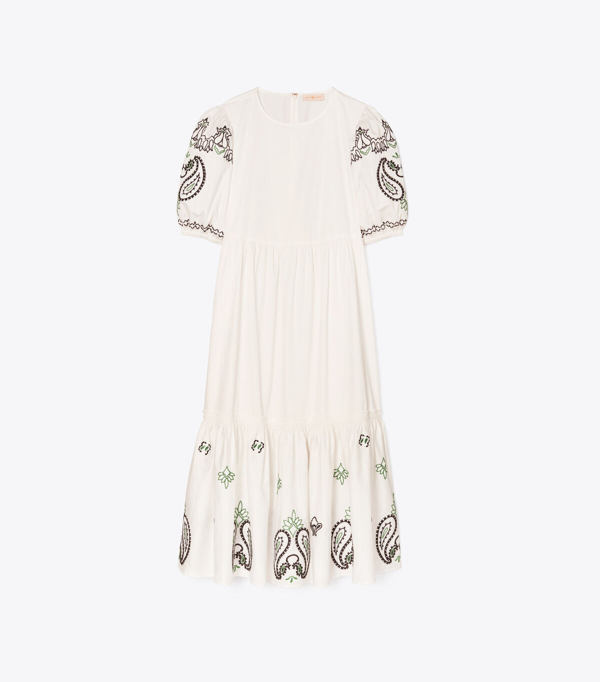 Embroidered Midi Dress