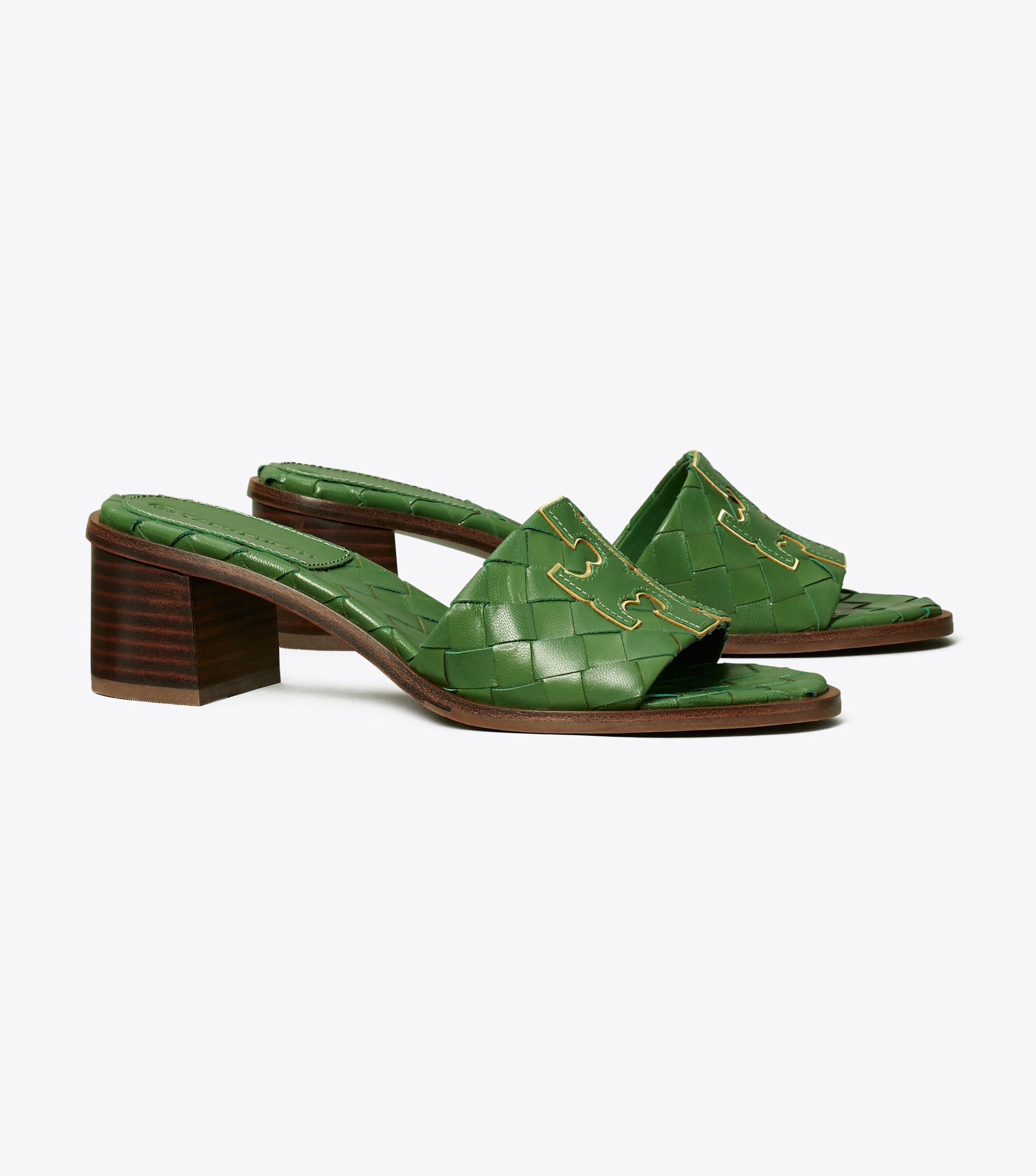 Tory burch ines mid heel slide new arrivals