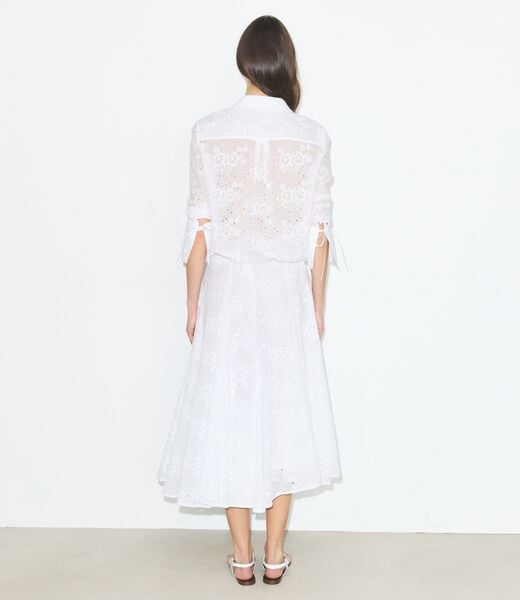 tory burch cotton eyelet blouse