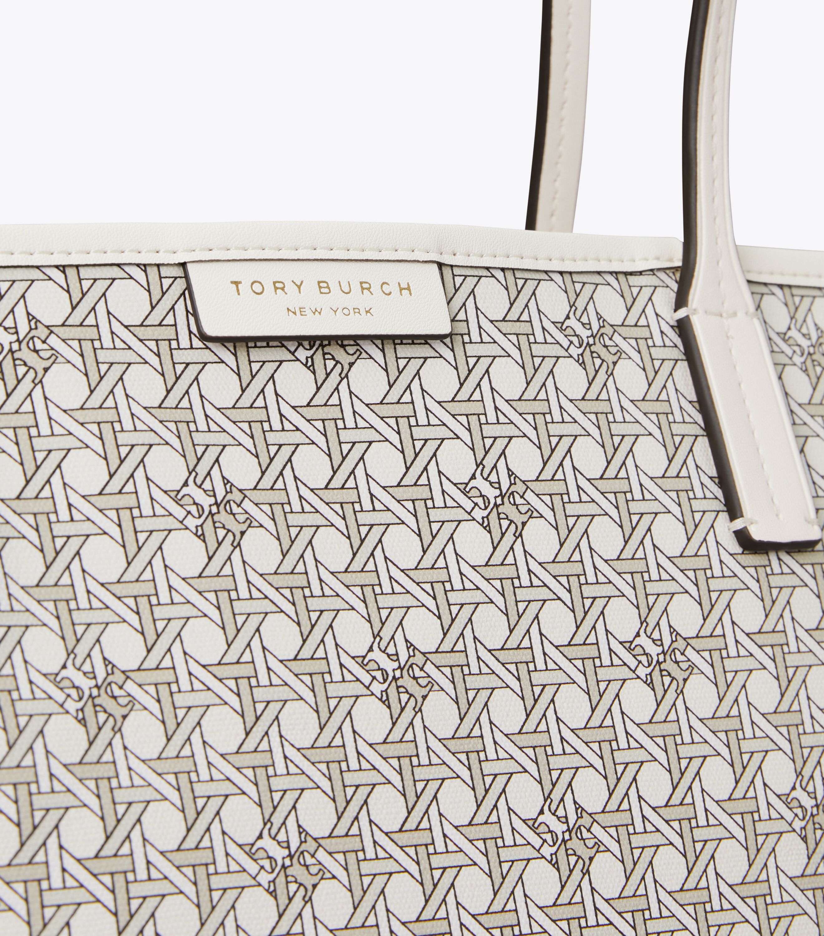 Small Ever-Ready Zip Tote, New Ivory | Tory Burch KW