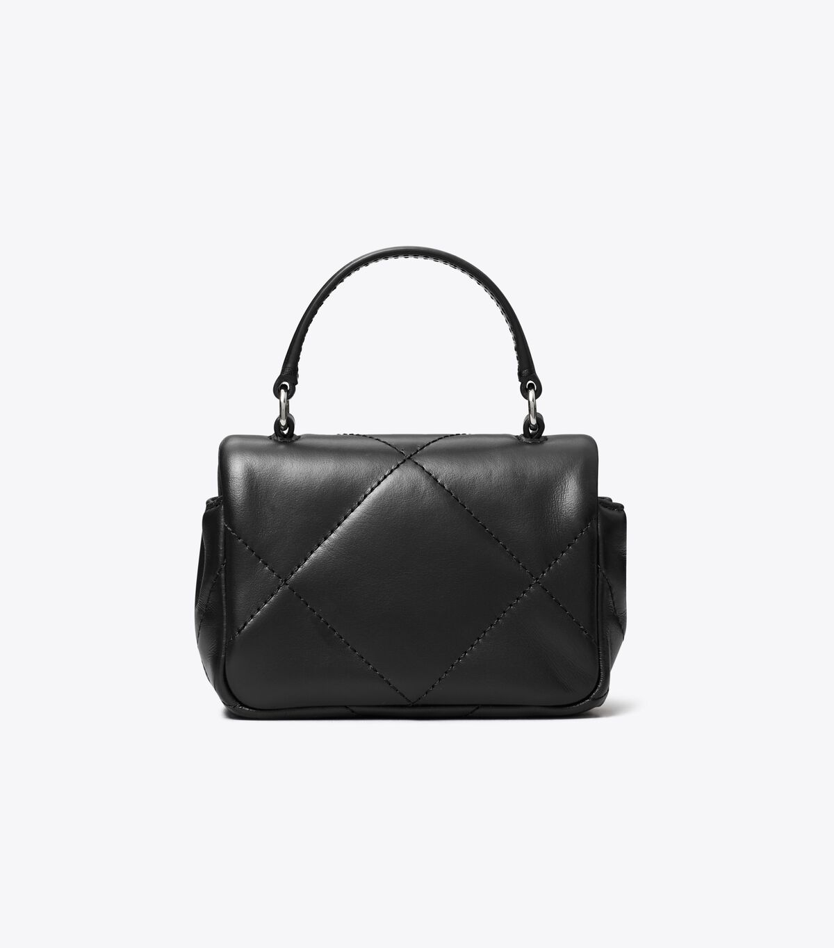 tory burch محفظة ميني كيرا سلسلة من قطع البرسيم الماسية