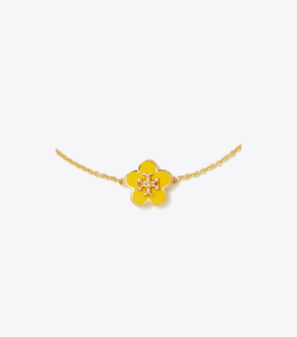 tory burch kira enamel flower bracelet