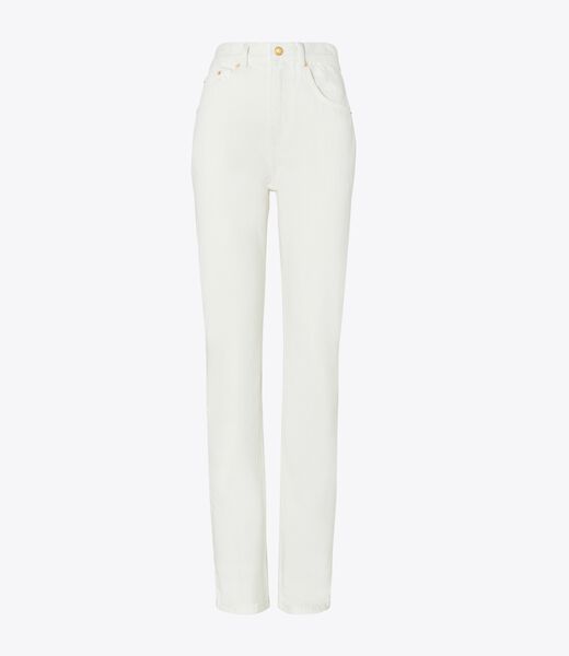 Mid-Rise Slim Straight Jean