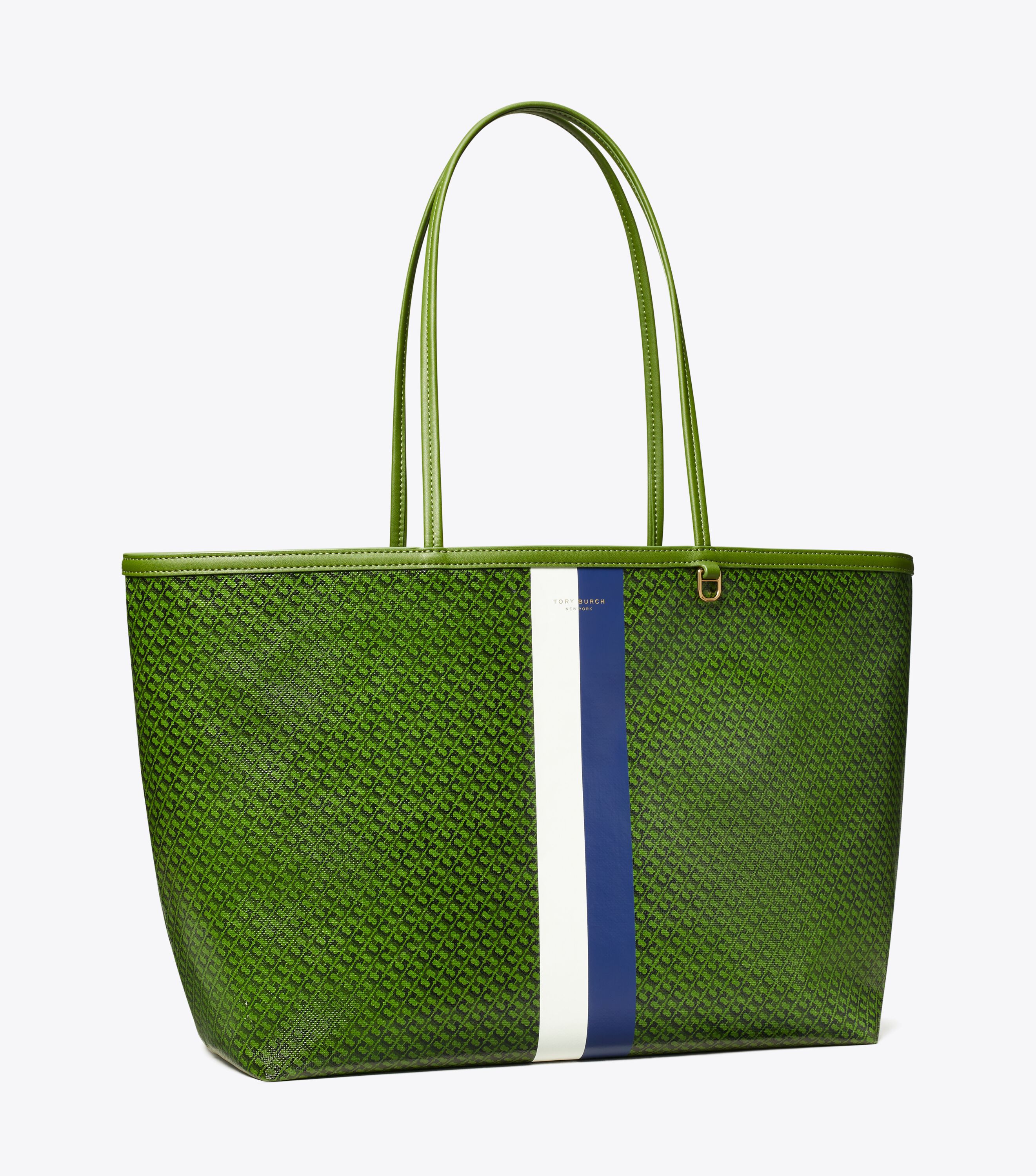 Racer Tote, Green Printed | Tory Burch KW