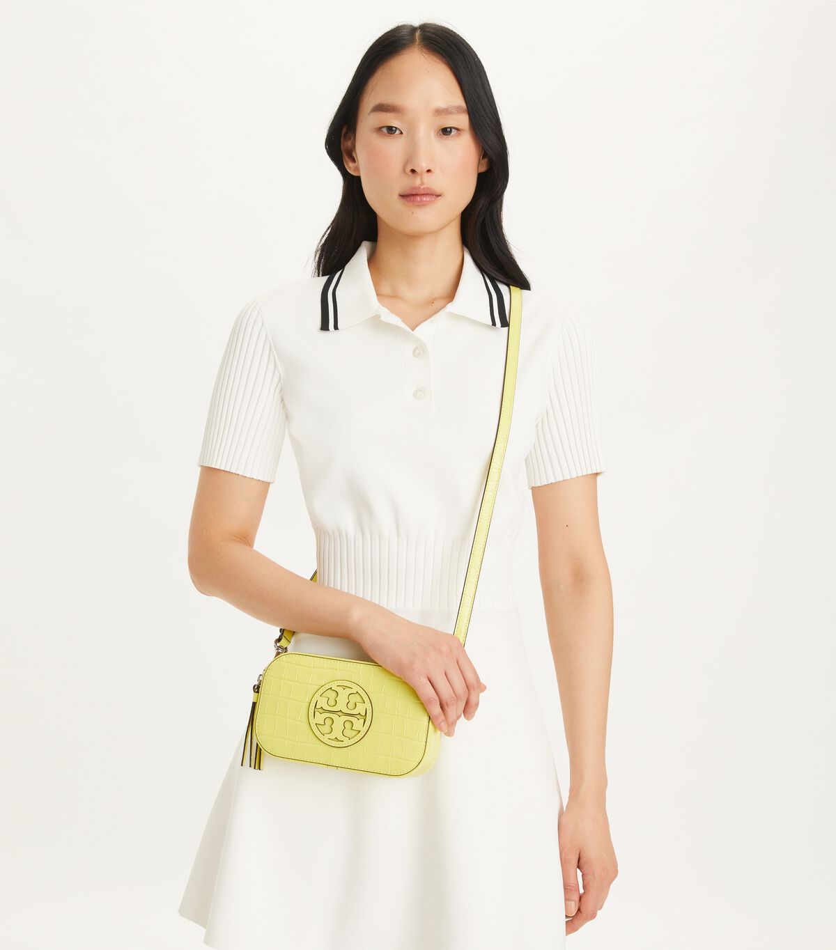 tory burch mini miller croc embossed crossbody bag