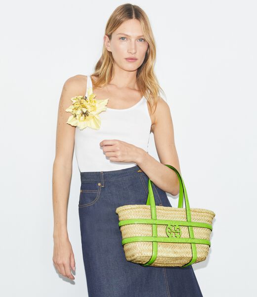 tory burch small ella straw basket
