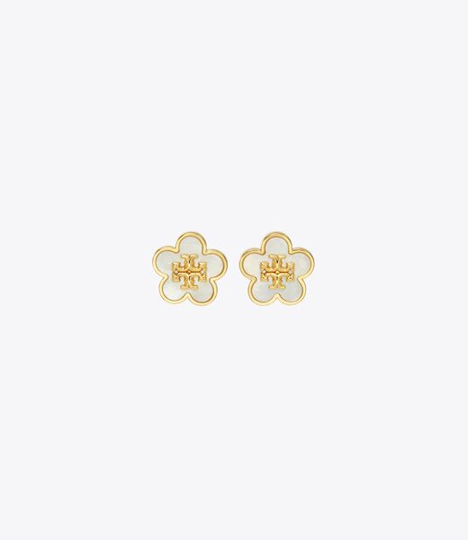 tory burch kira flower stud