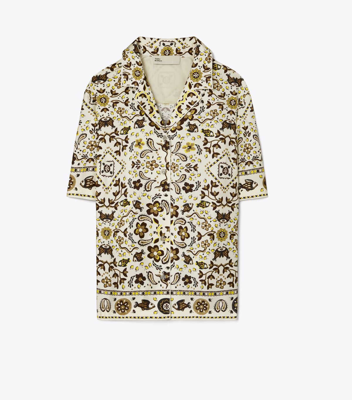 Printed Silk Shirt