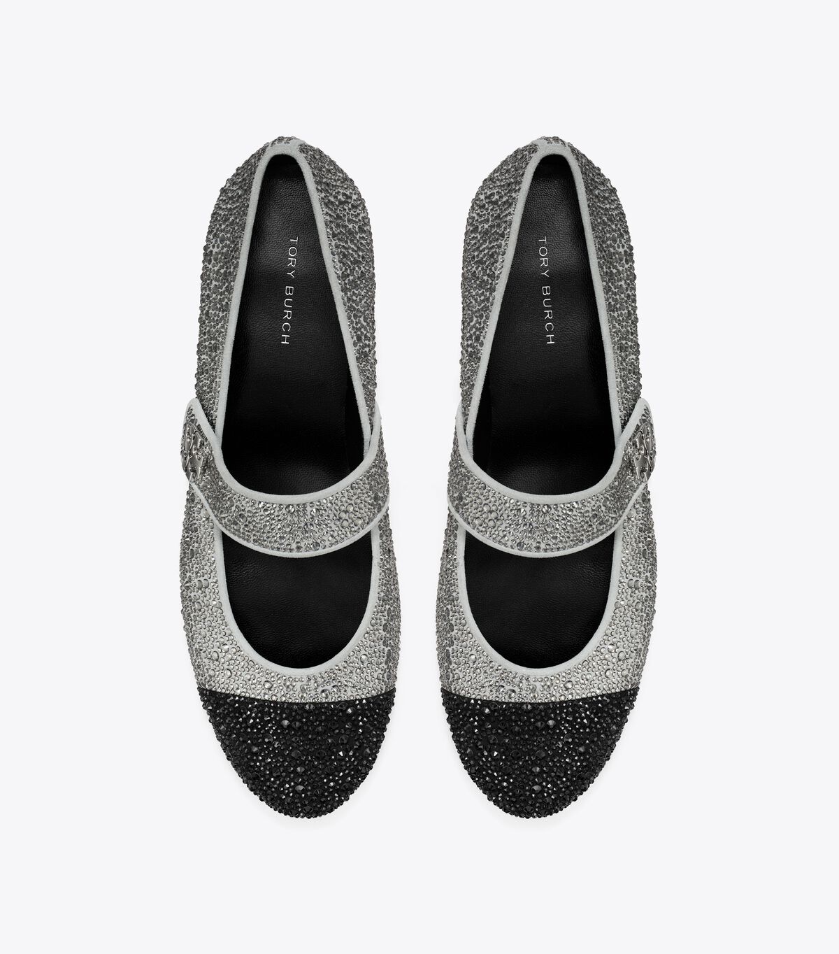 حذاء ماري جين كريستالي بغطاء للأصابع tory burch حذاء ماري جين كريستالي بغطاء للأصابع