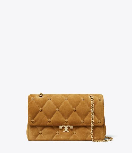 tory burch bunny knot suede shoulder bag