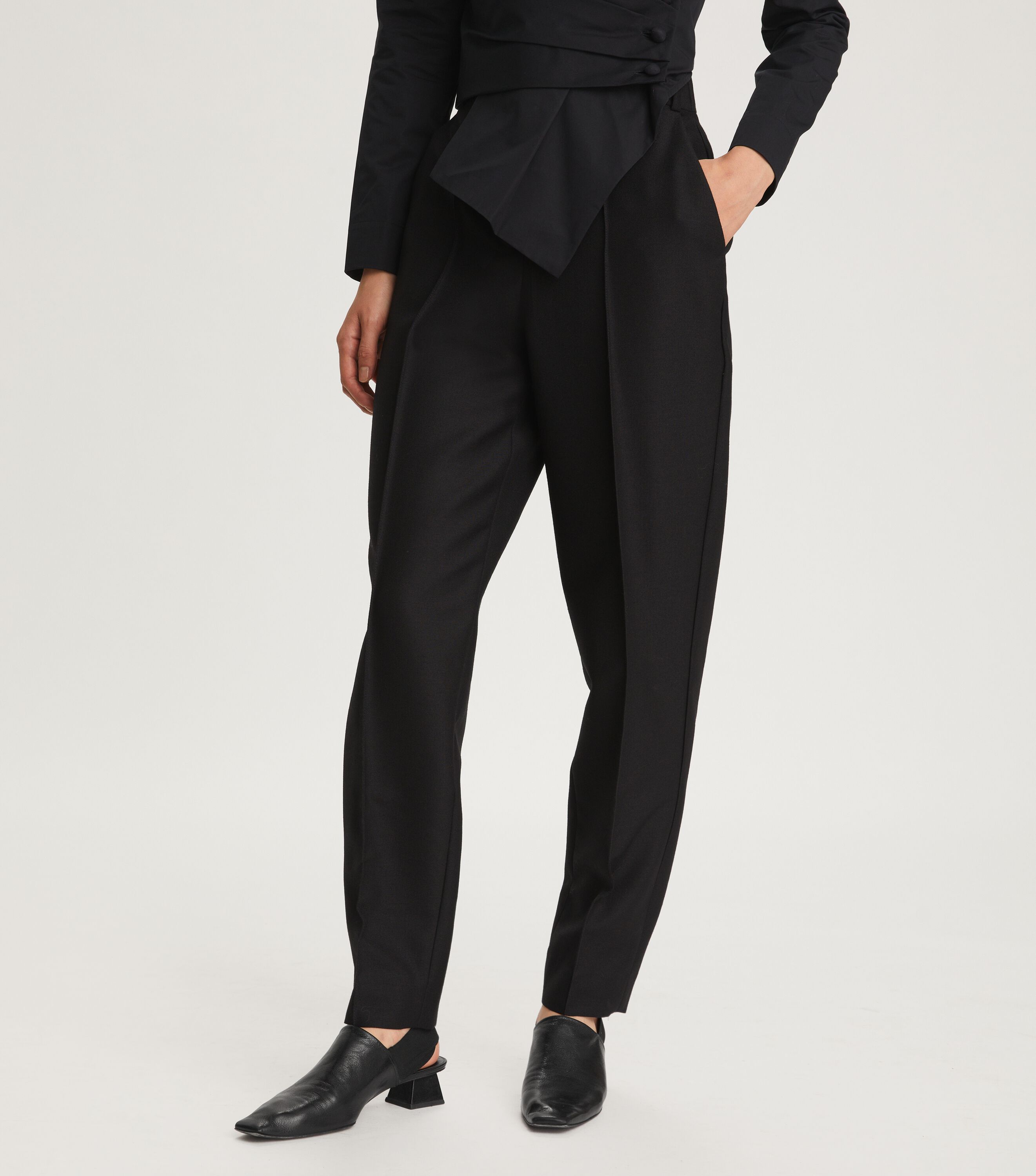 パンツ TORY BURCH ENGLISH MOHAIR PANTS English Mohair Pant, Black | Tory Burch KW
