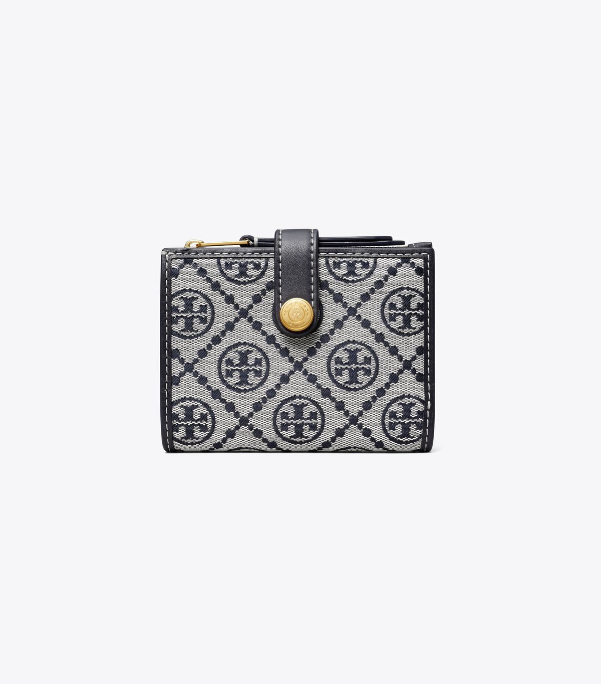 tory burch t monogram bi fold wallet