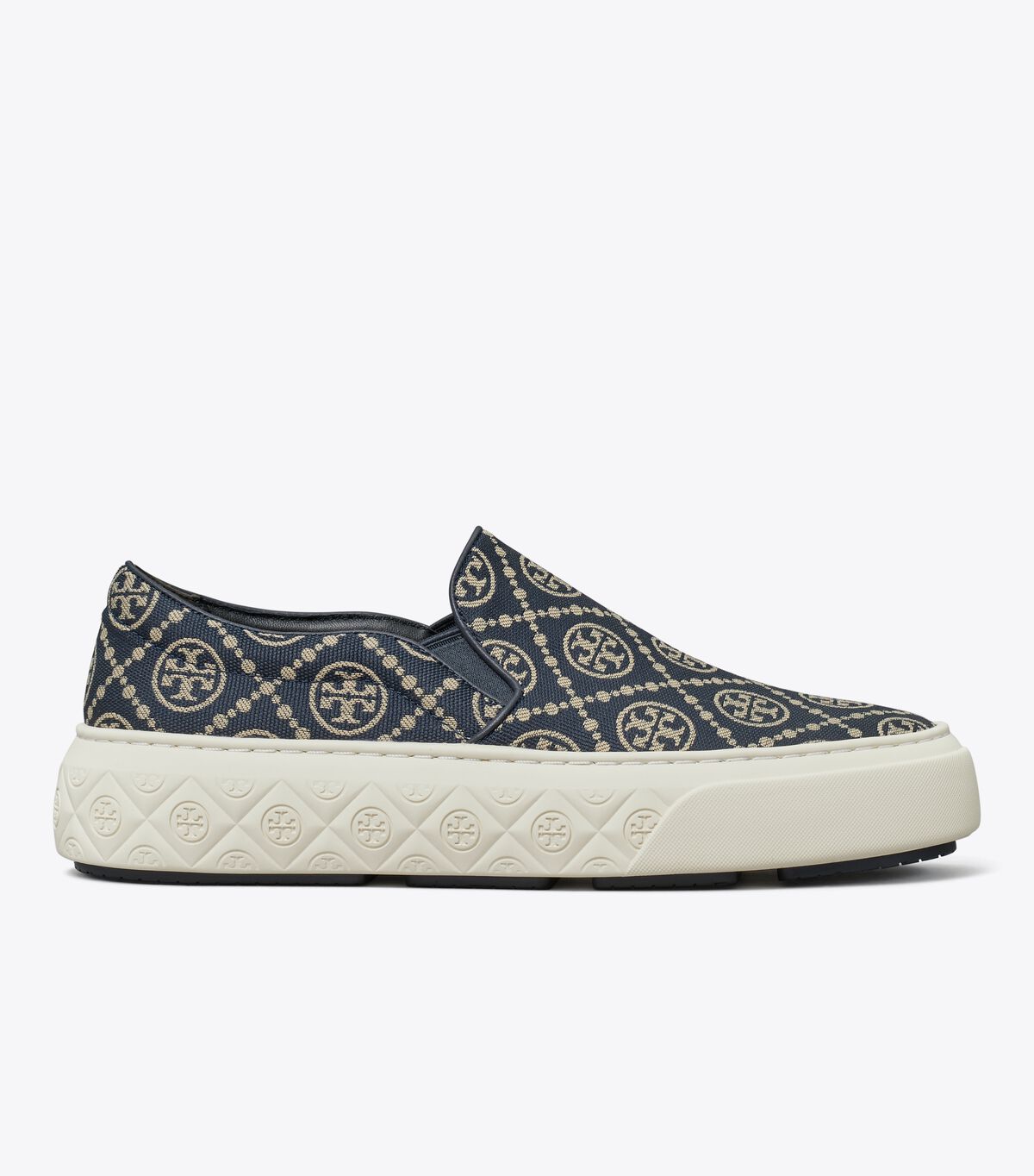 tory burch t monogram ladybug slip on sneaker