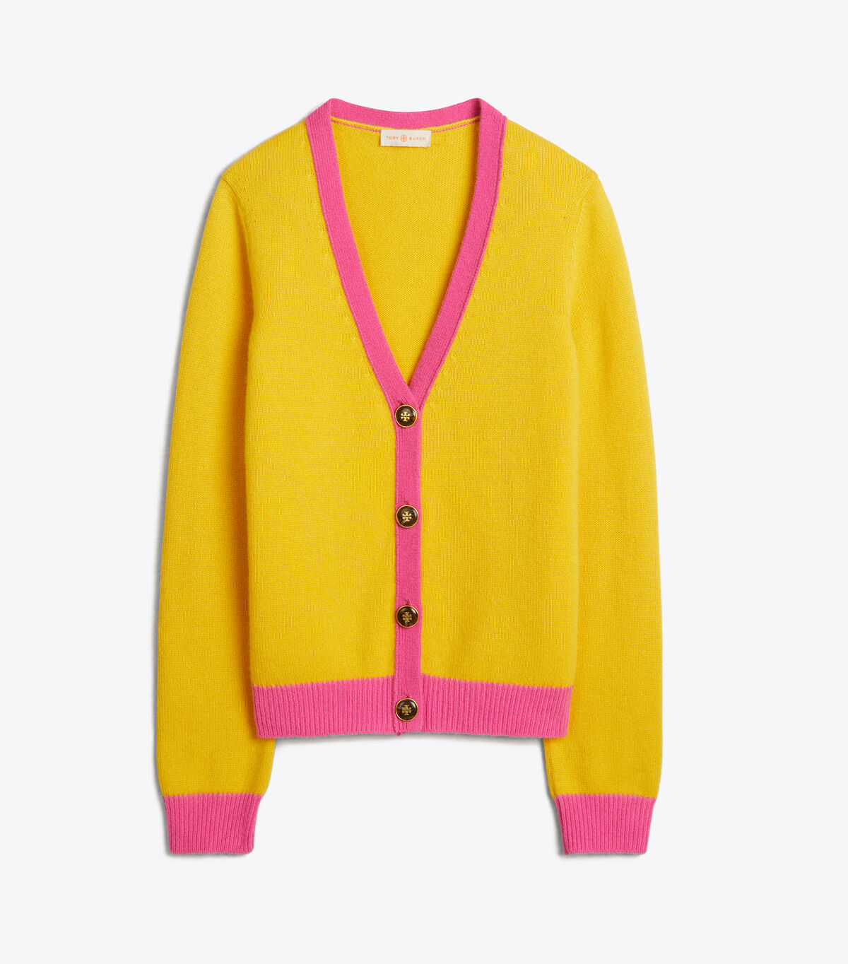 tory burch color block cashmere cardigan