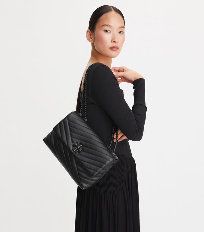 Kira Chevron Convertible Shoulder Bag | Handbags | Tory Burch