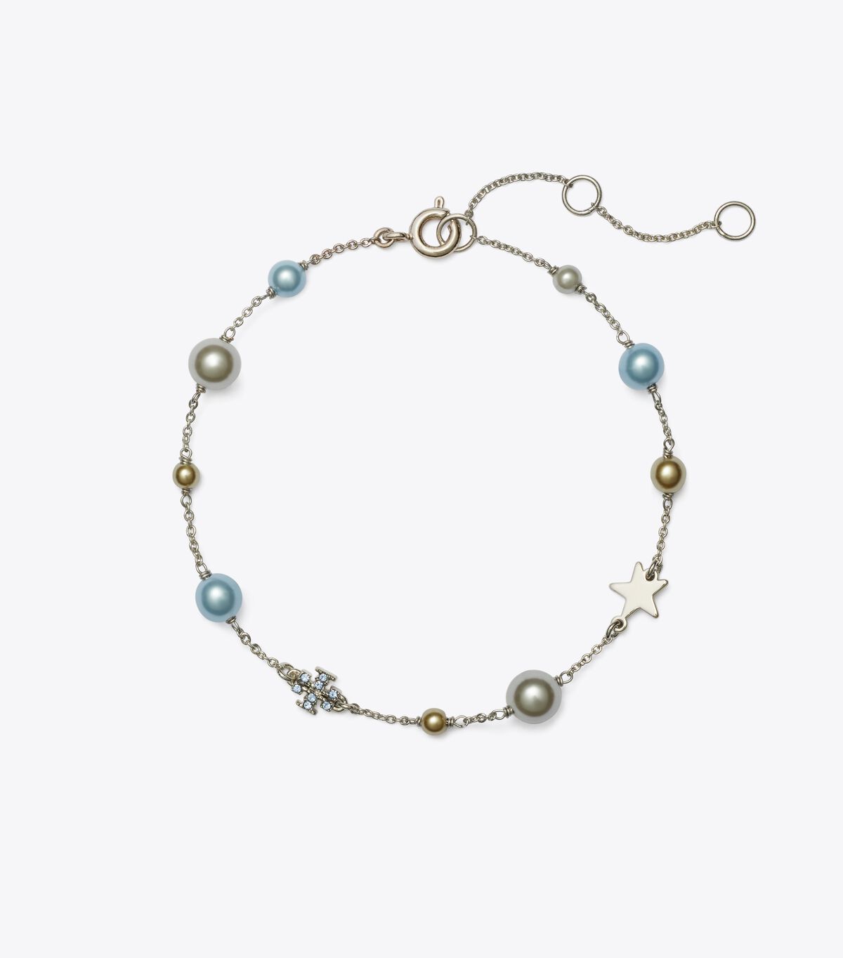 tory burch delicate moondance pearl and star bracelet