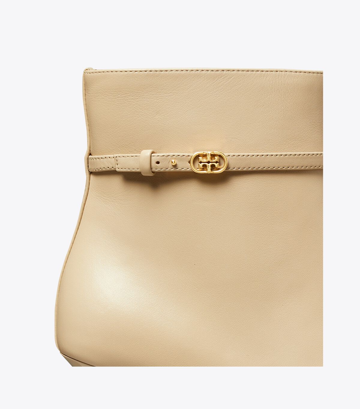 tory burch double t buckle ankle boot