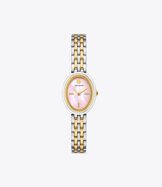 tory burch ساعة بيضاوية