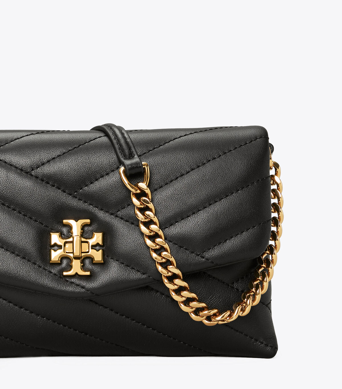 Kira Chevron Chain Wallet Accessories Tory Burch