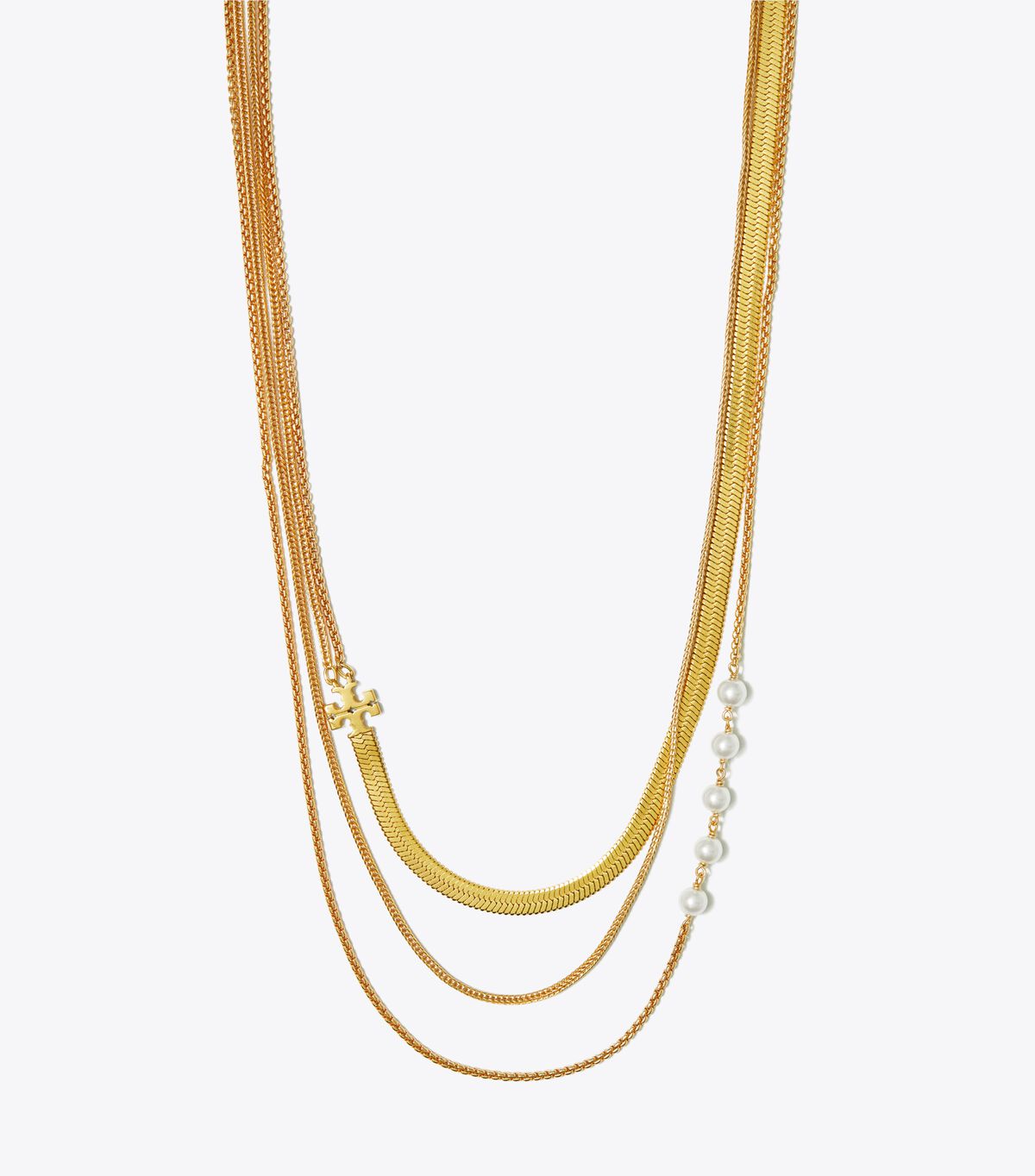 Kira Pearl Layered Necklace | Jewelry & Watches | Tory Burch