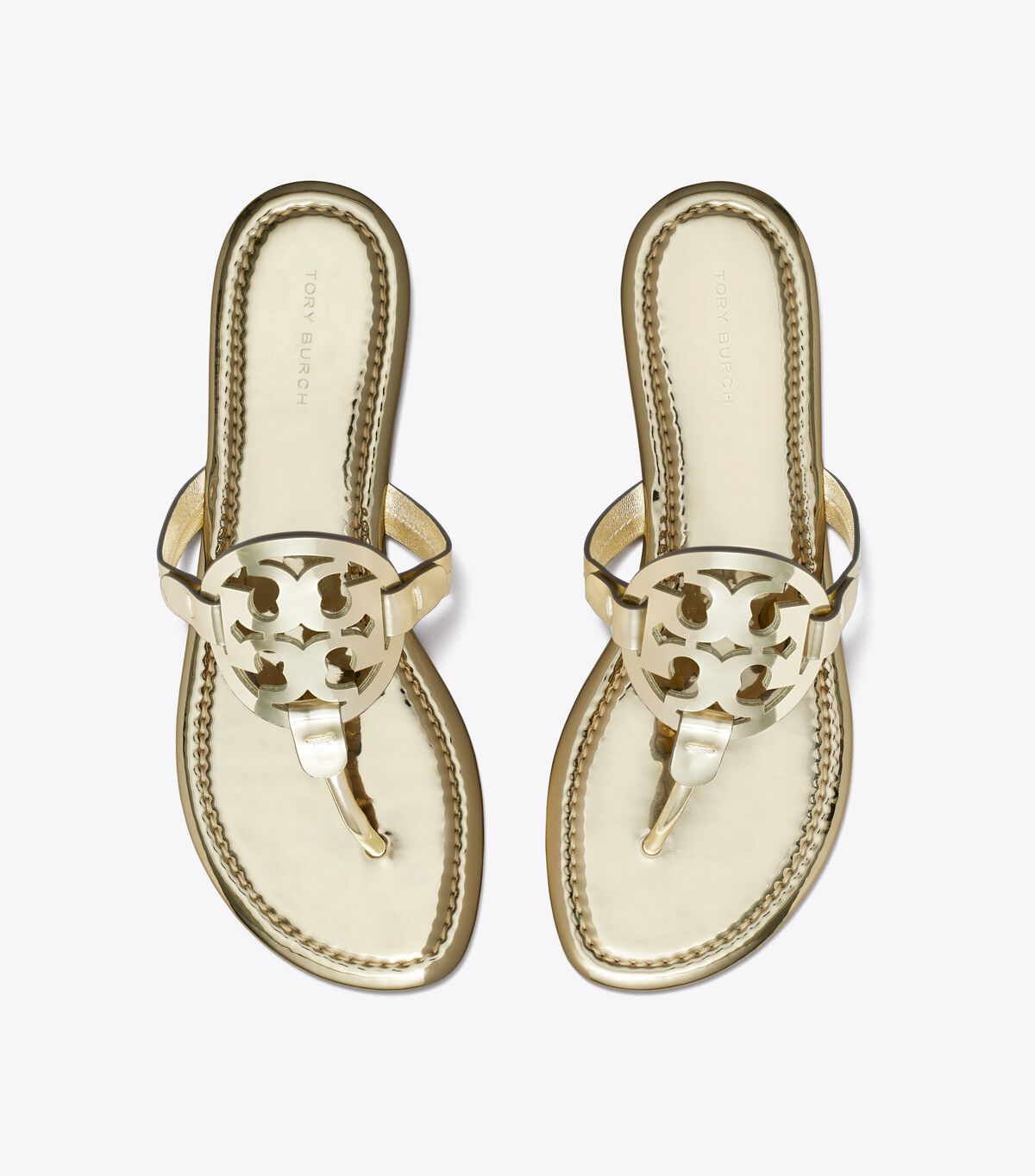 tory burch miller metallic sandal