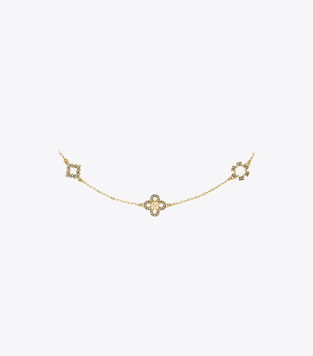 tory burch kira clover pav necklace