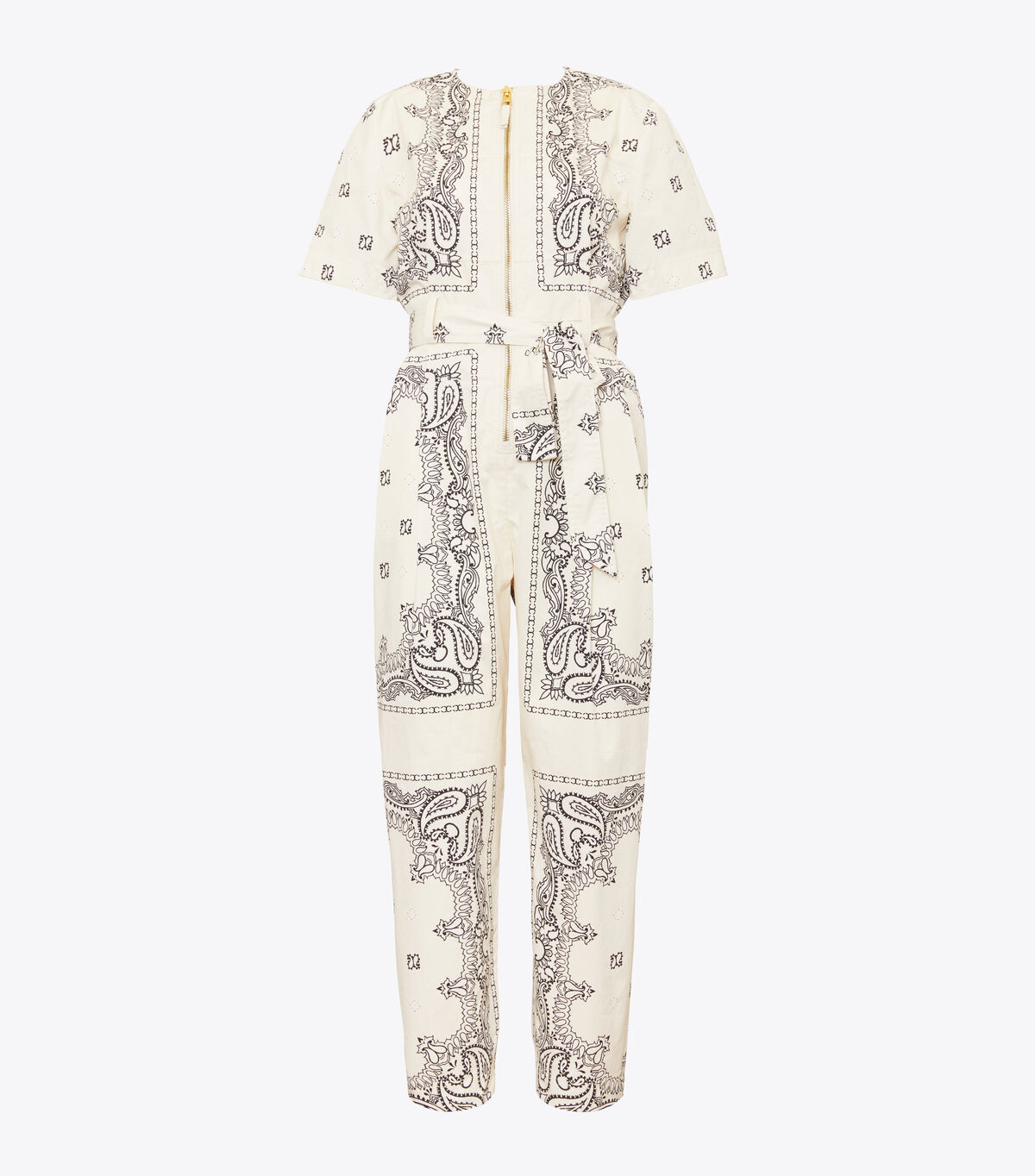 Printed Poplin Jumpsuit